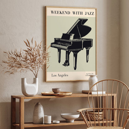 Los Angeles Weekend With Jazz Poster