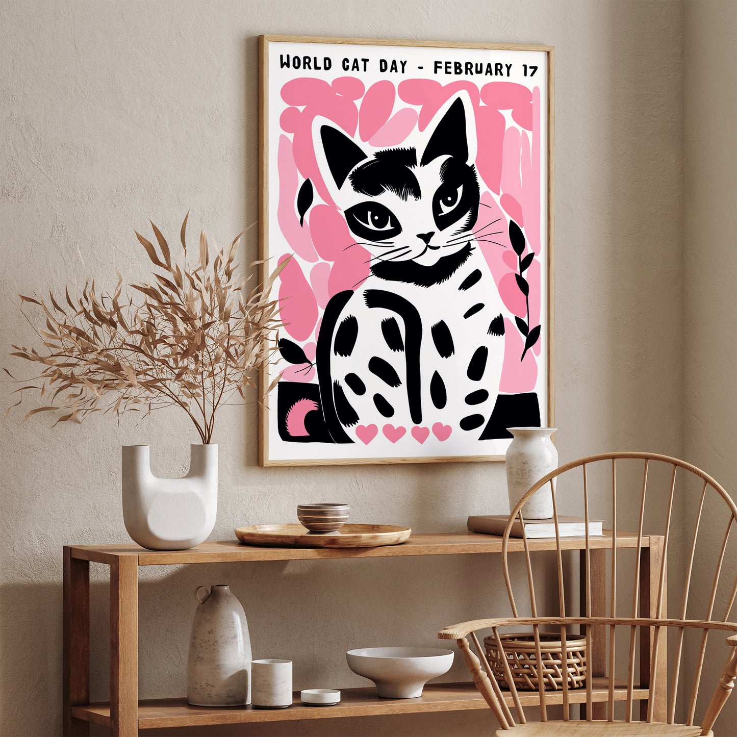 World Cat Day Cute Poster