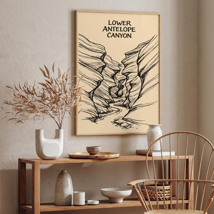 Lower Antelope Canyon Poster