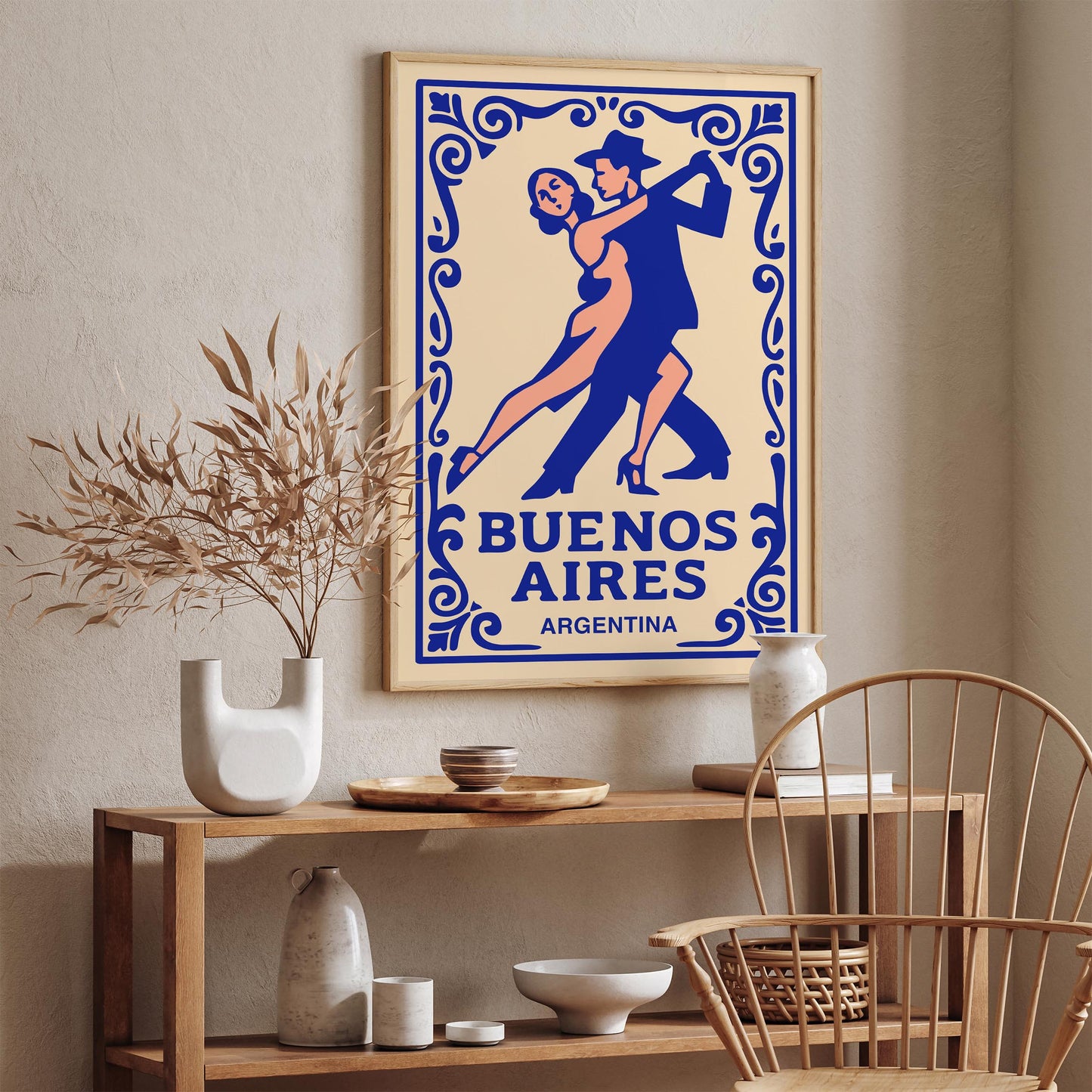 Buenos Aires Argentina Poster - Tango Dancers Wall Art