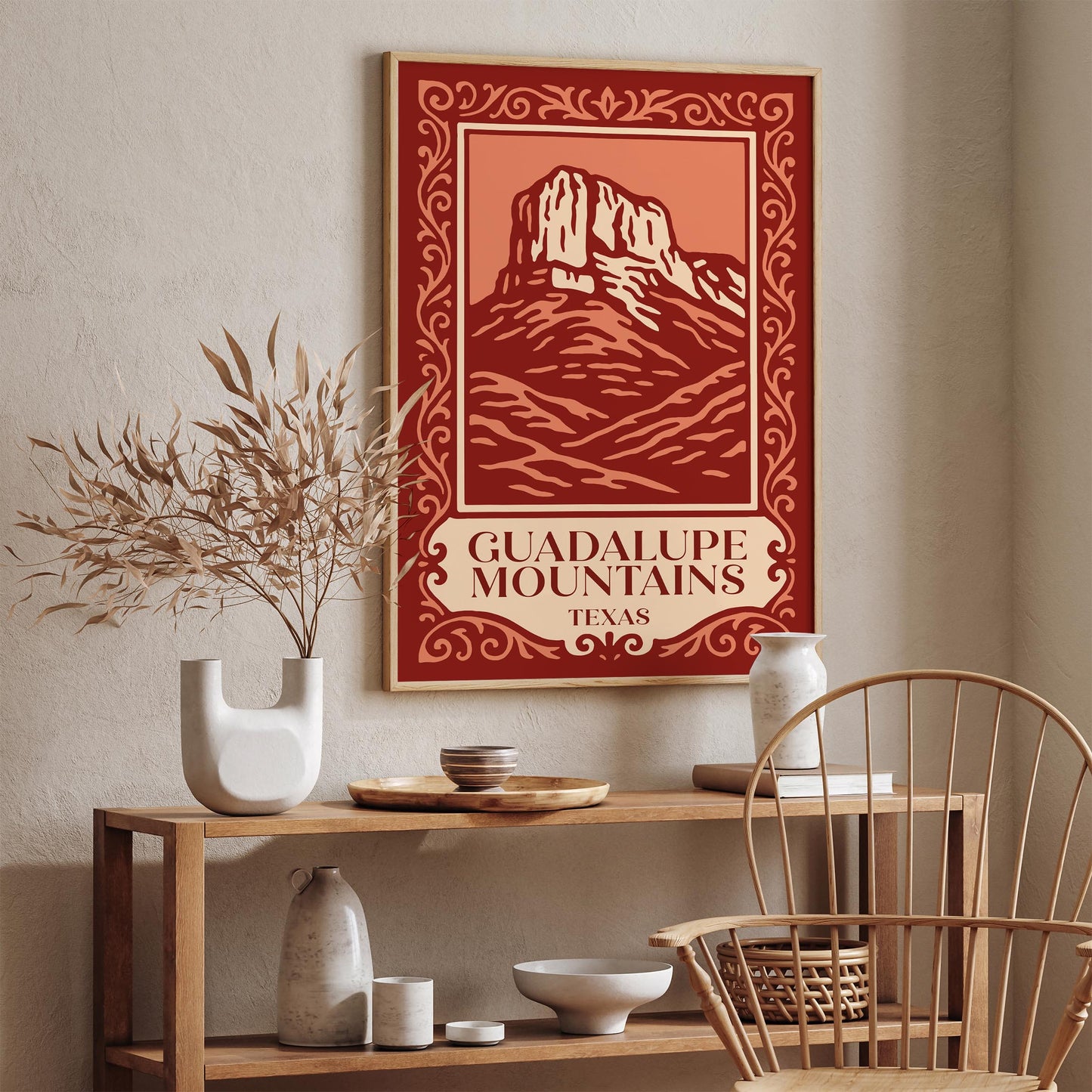 Guadalupe Mountains Texas National Park Poster