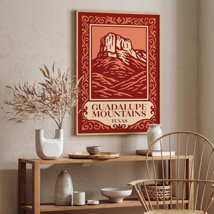 Guadalupe Mountains Texas National Park Poster