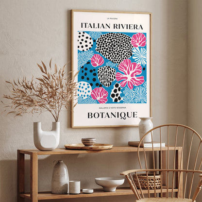 Italian Riviera Ocean Botanique Poster