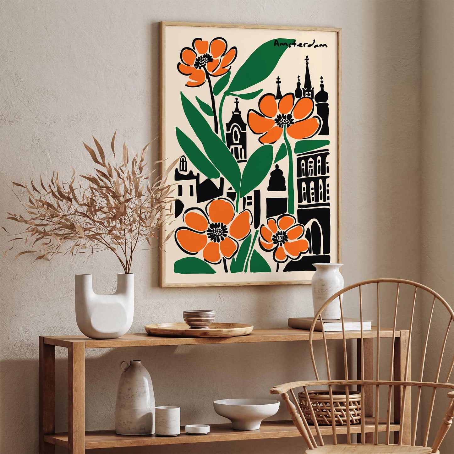 Amsterdam Cityscape Poster