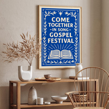 Come Together in Song Gospel Festival Poster