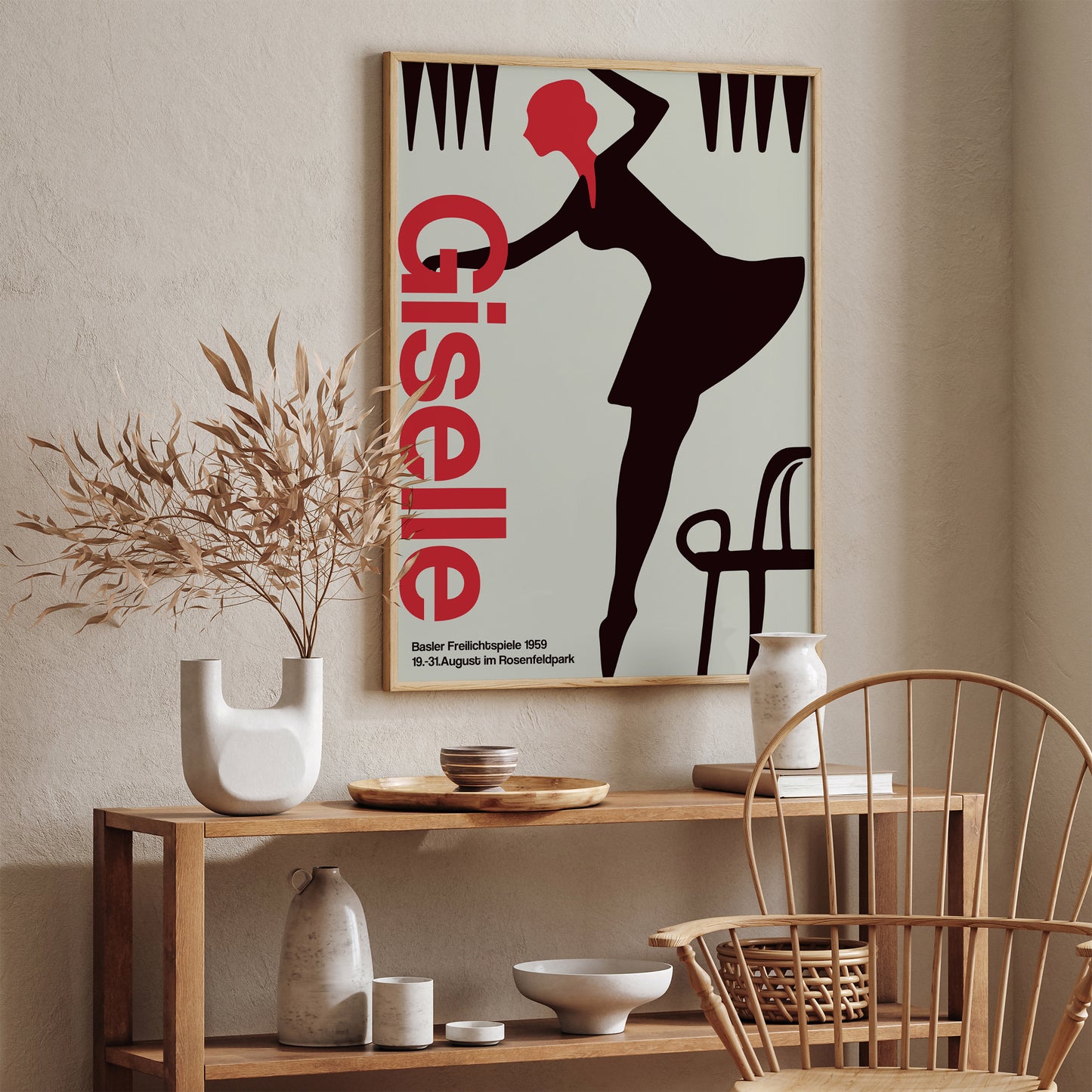 Giselle Vintage Ballet Poster