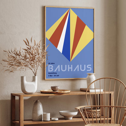 Bauhaus Ausstellung Vintage Art Print