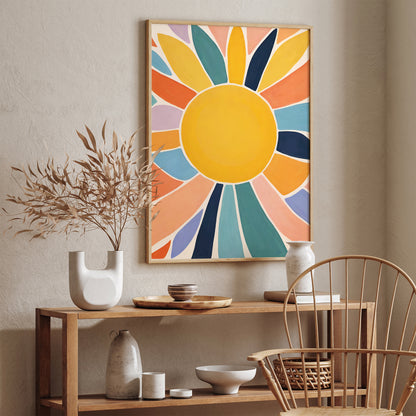 Colorful Sunshine Art Print 2025