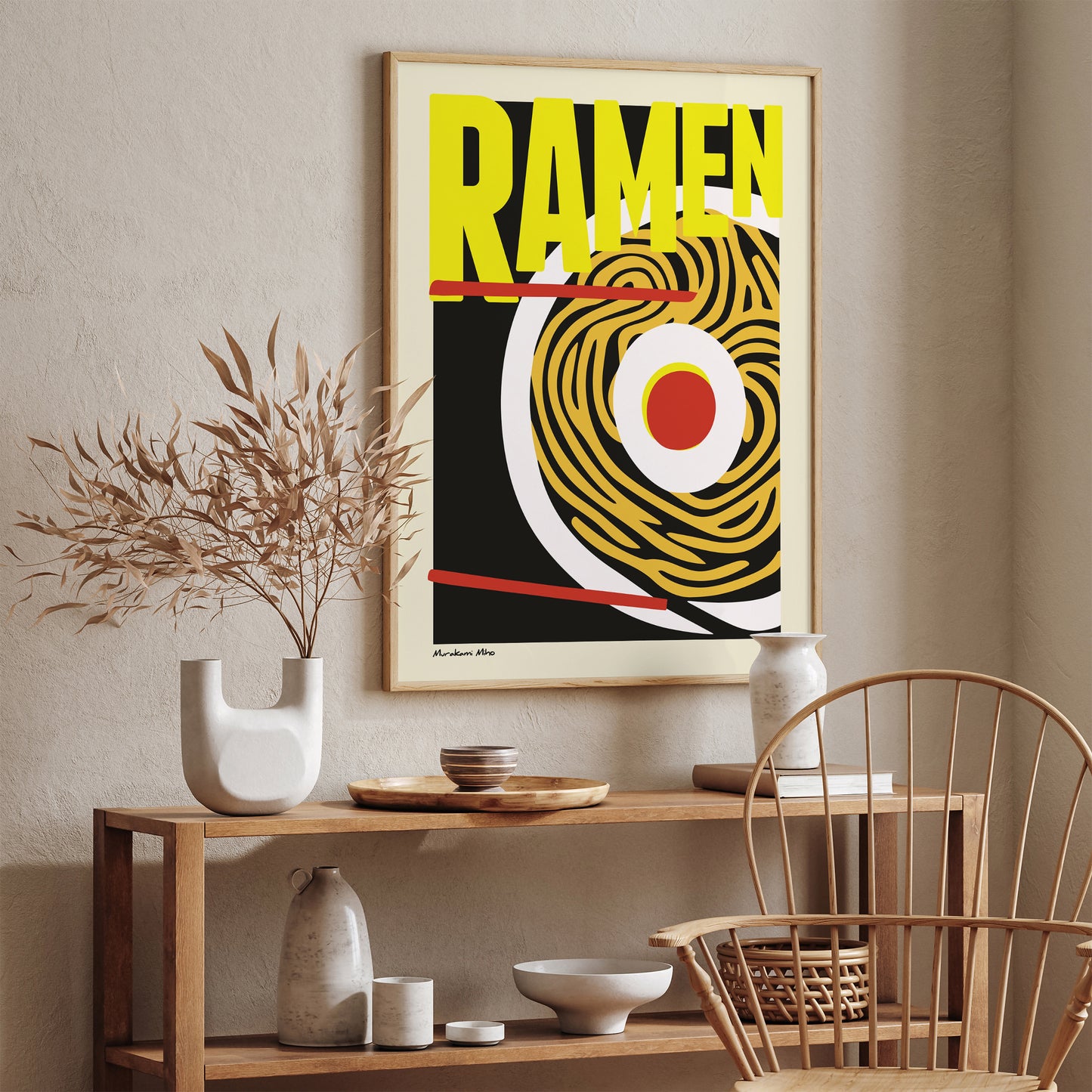 Ramen - Retro Noodles Poster