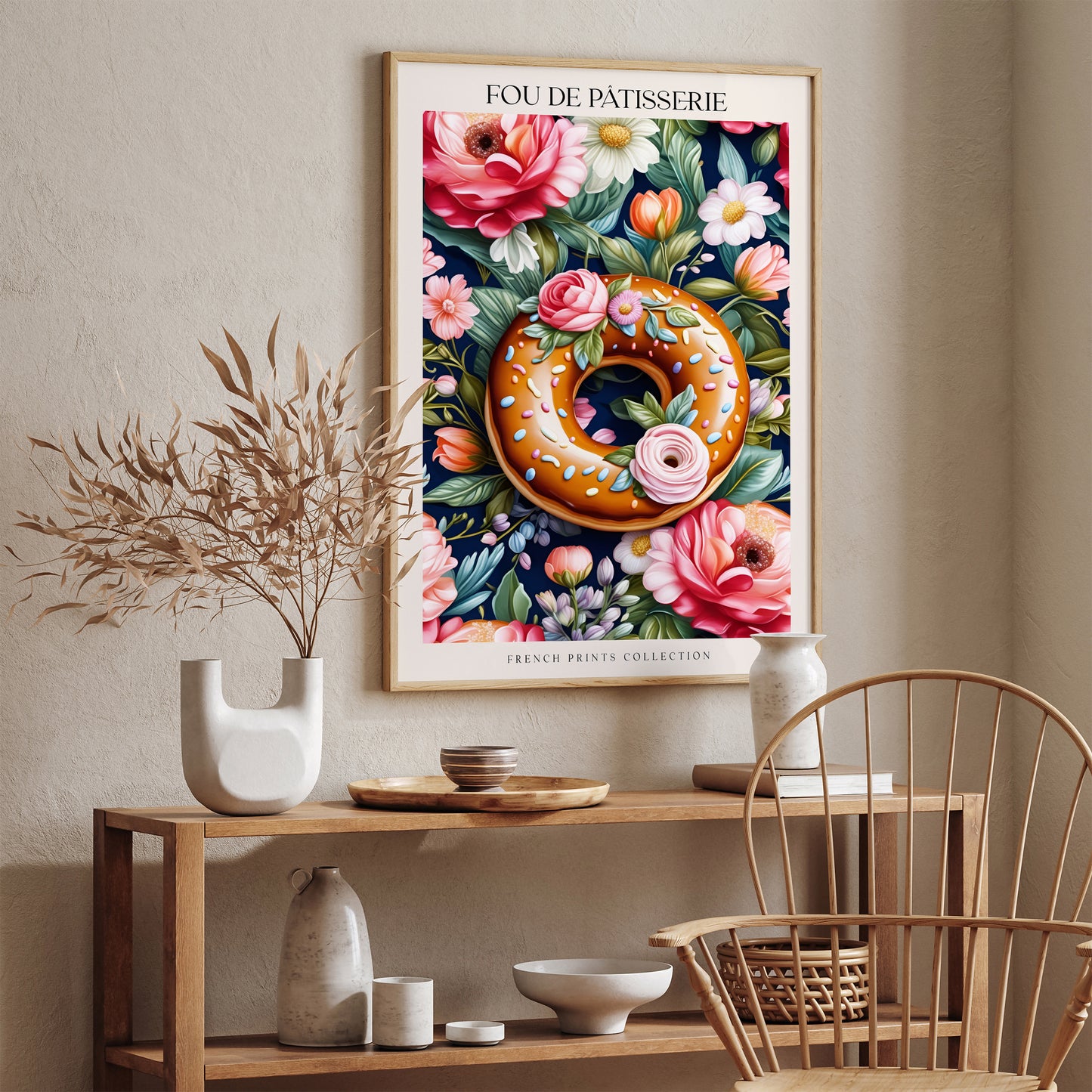 Parisian Sweetness: Victorian Style Art Print