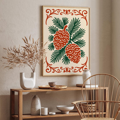 Cone Nature Art Print