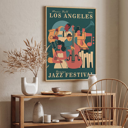 Los Angeles, Jazz Festival Poster