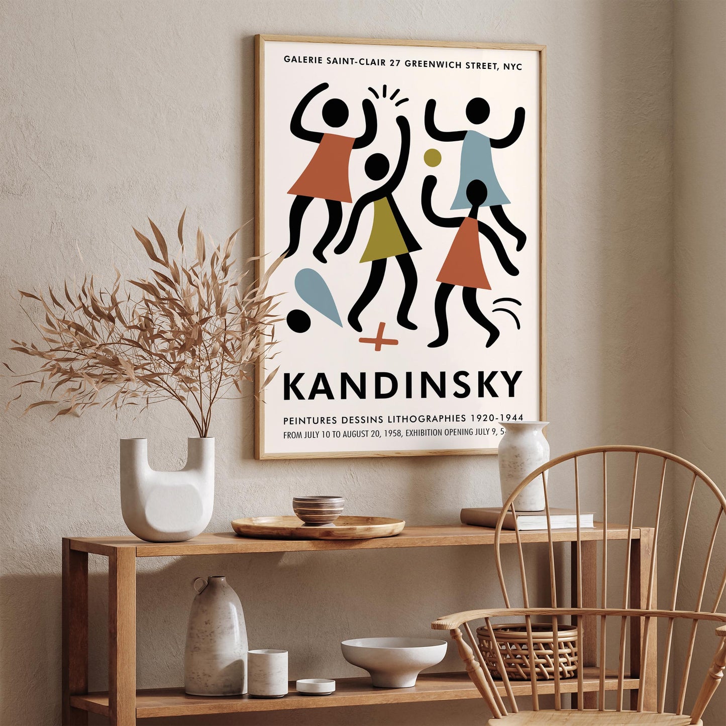 Kandinsky Exhibition Art Print