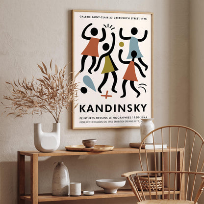 Kandinsky Exhibition Art Print