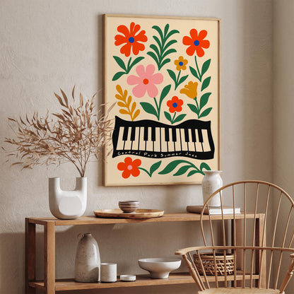 Central Park Summer Jazz Festival Poster