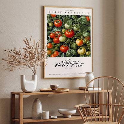 William Morris Tomatoes Print - Farmhouse Decor