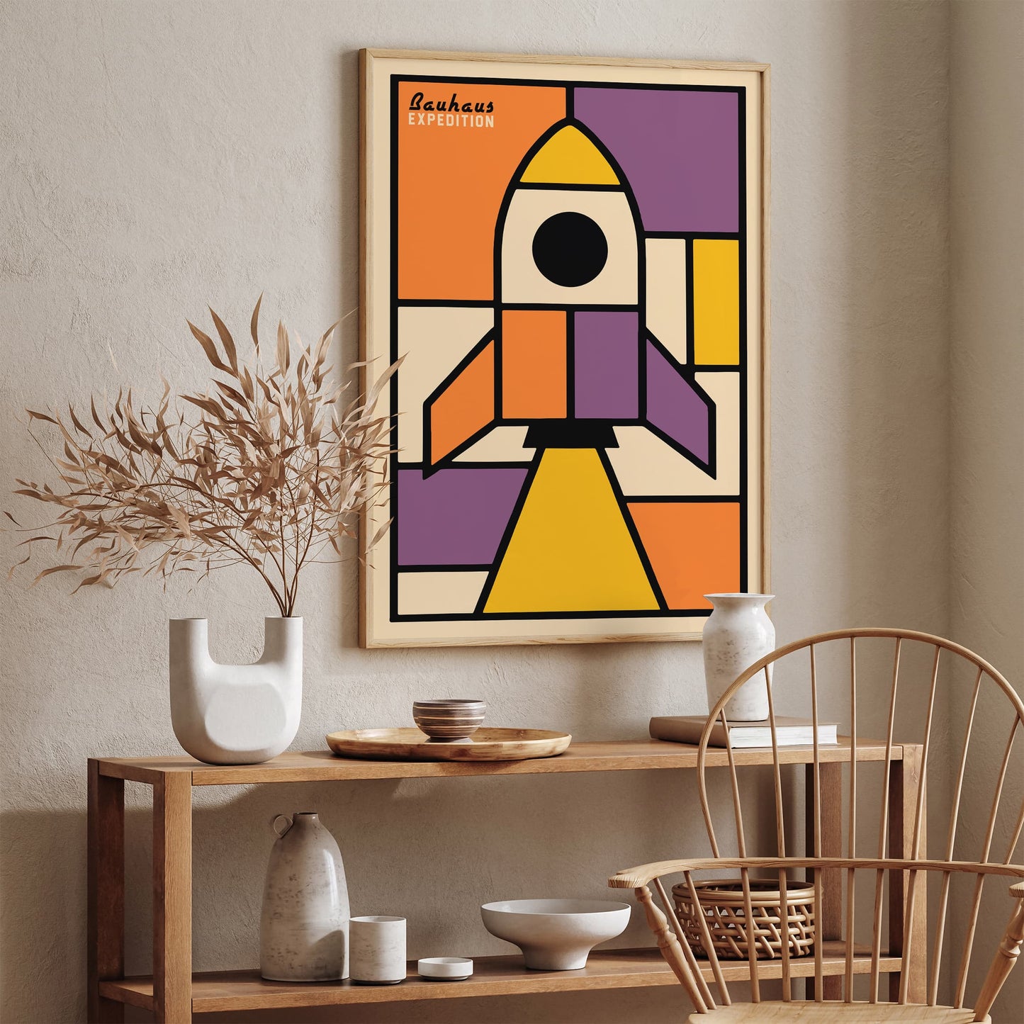 Bauhaus Space Explorer Expedition Art Print
