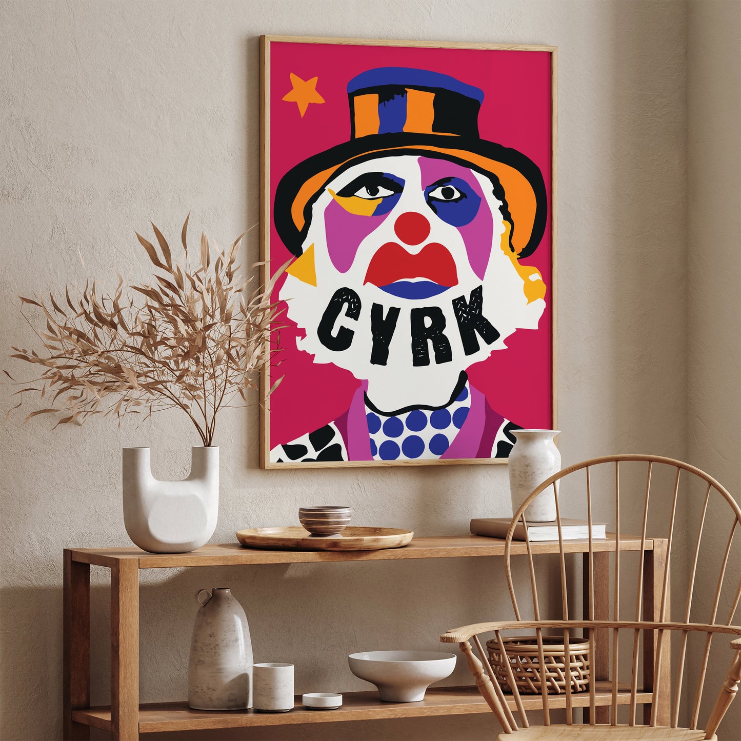 Cyrk - Polish Circus Clown Poster