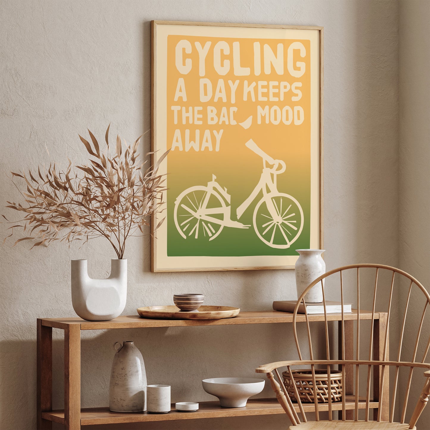 Motivational Cycling Poster