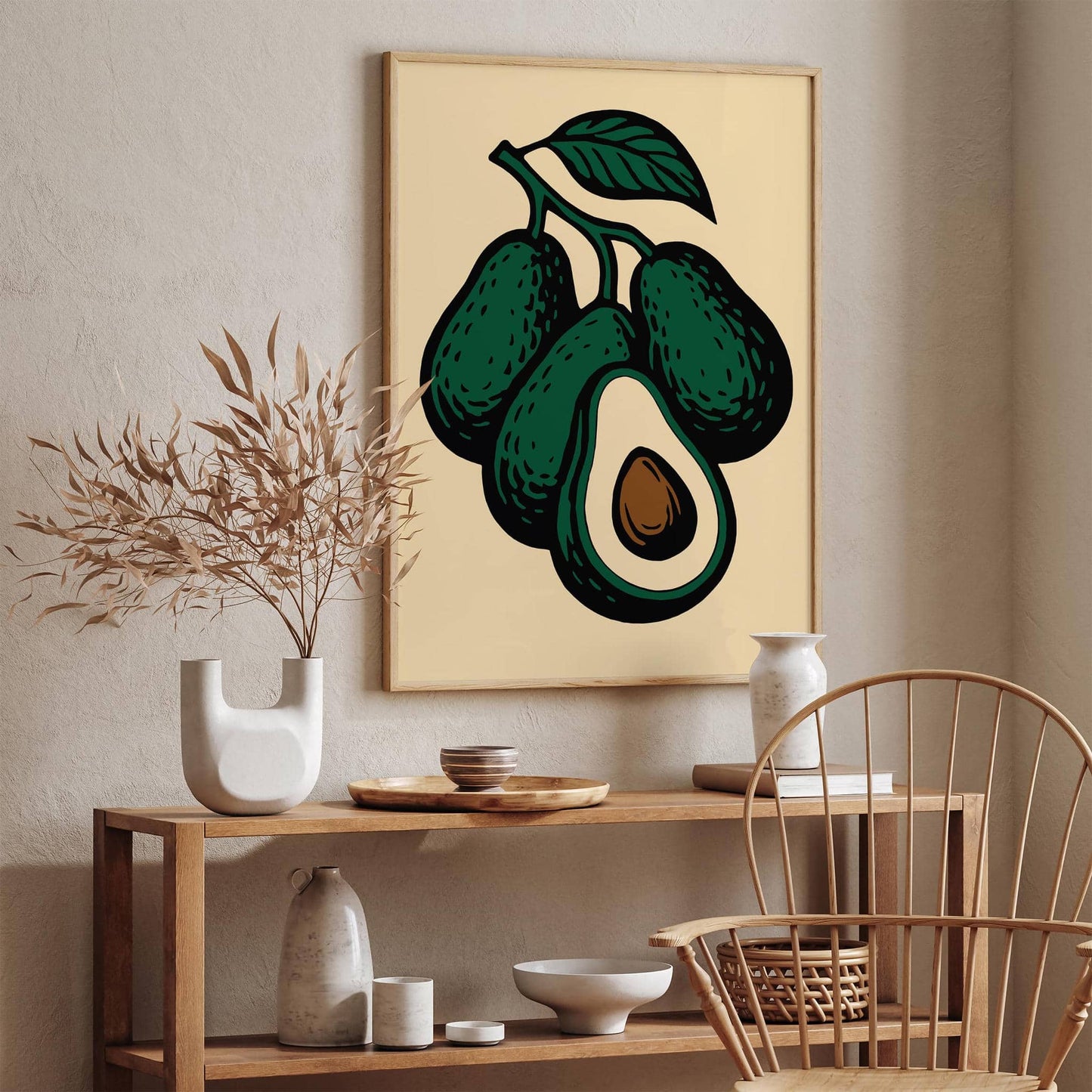 Avocado Poster - Kitchen Wall Art Decor
