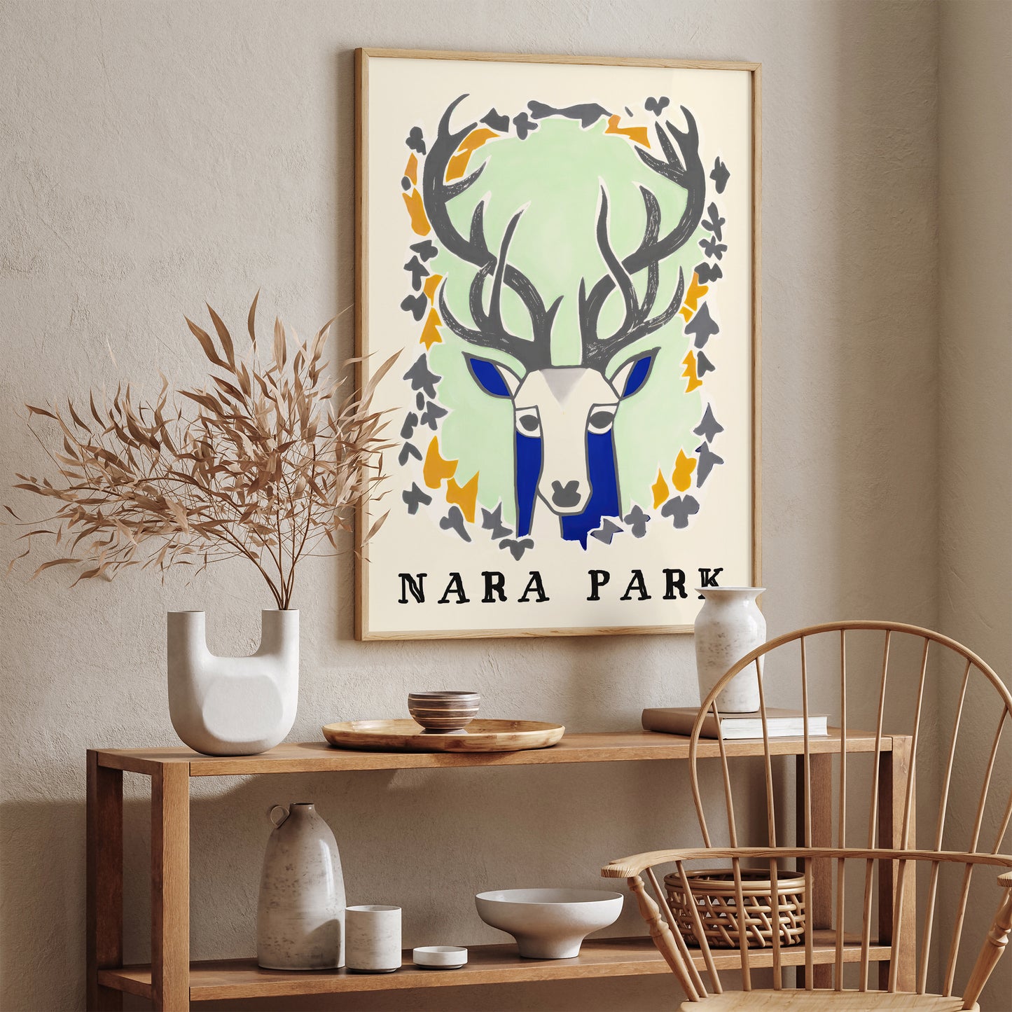 Nara Park - Japanese Deer Park Poster