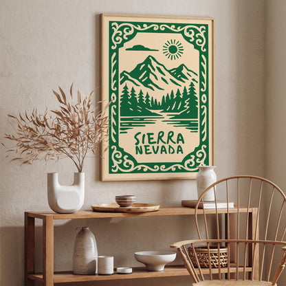 Sierra Nevada California Poster