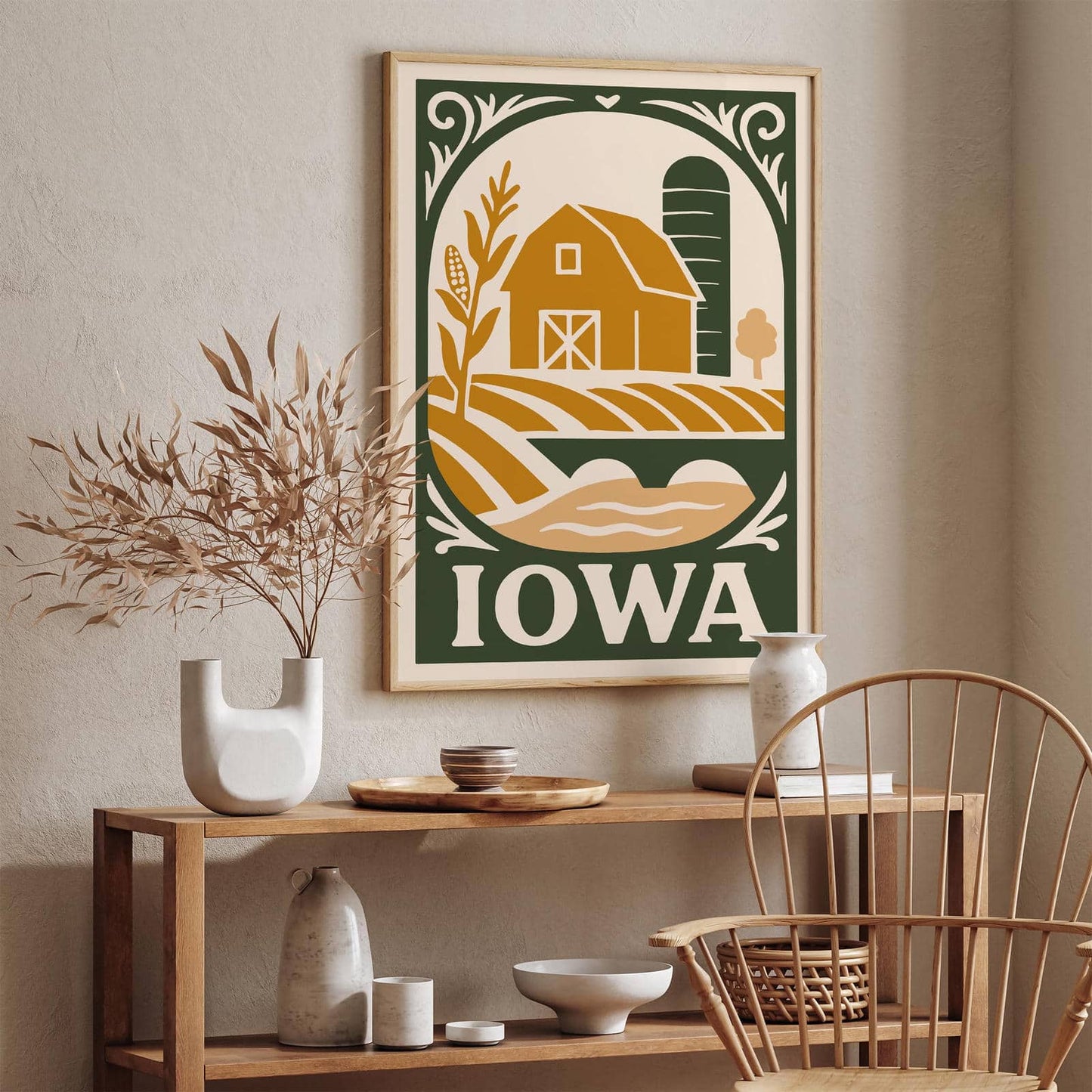 Iowa Travel Poster