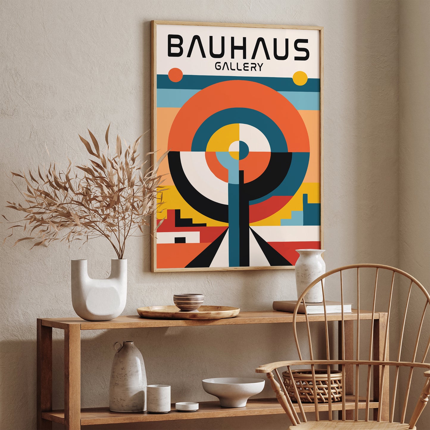 Bauhaus Gallery Modern Geometric Print