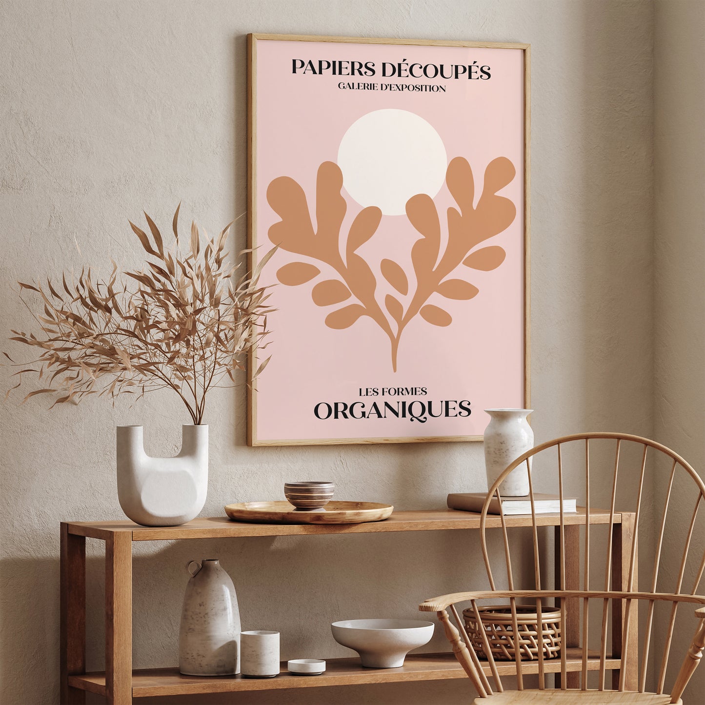 Papiers Decoupes, Les Formes Organiques Pastel Wall Art