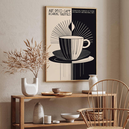Art Deco Cafe Poster