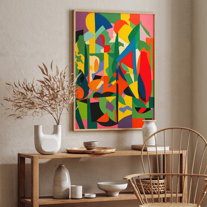 Mid-Century Abstract Still Life Wall Art