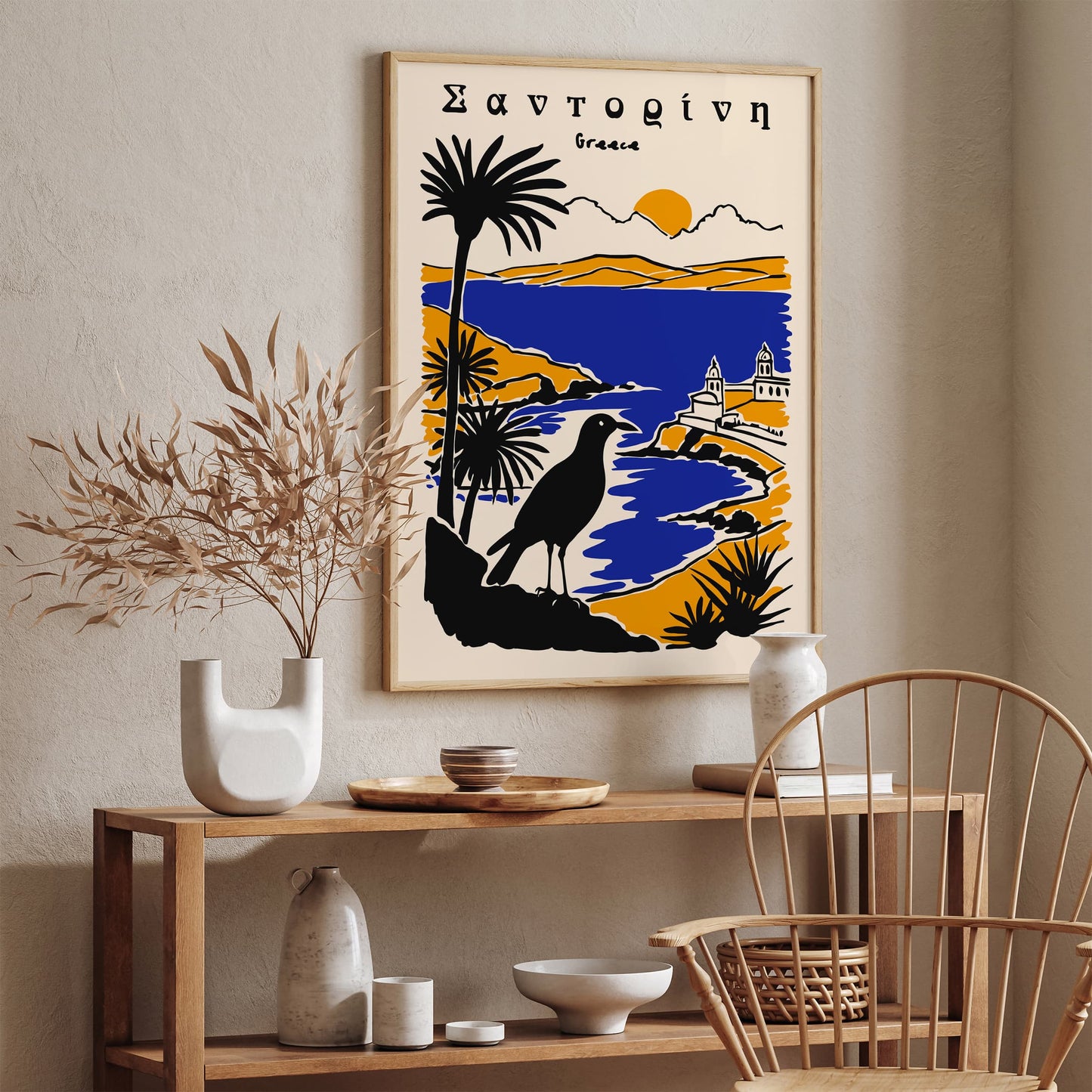 Greece Landscape Poster - Travel Wall Art Print