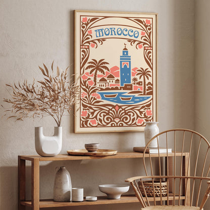 Morocco Travel Poster
