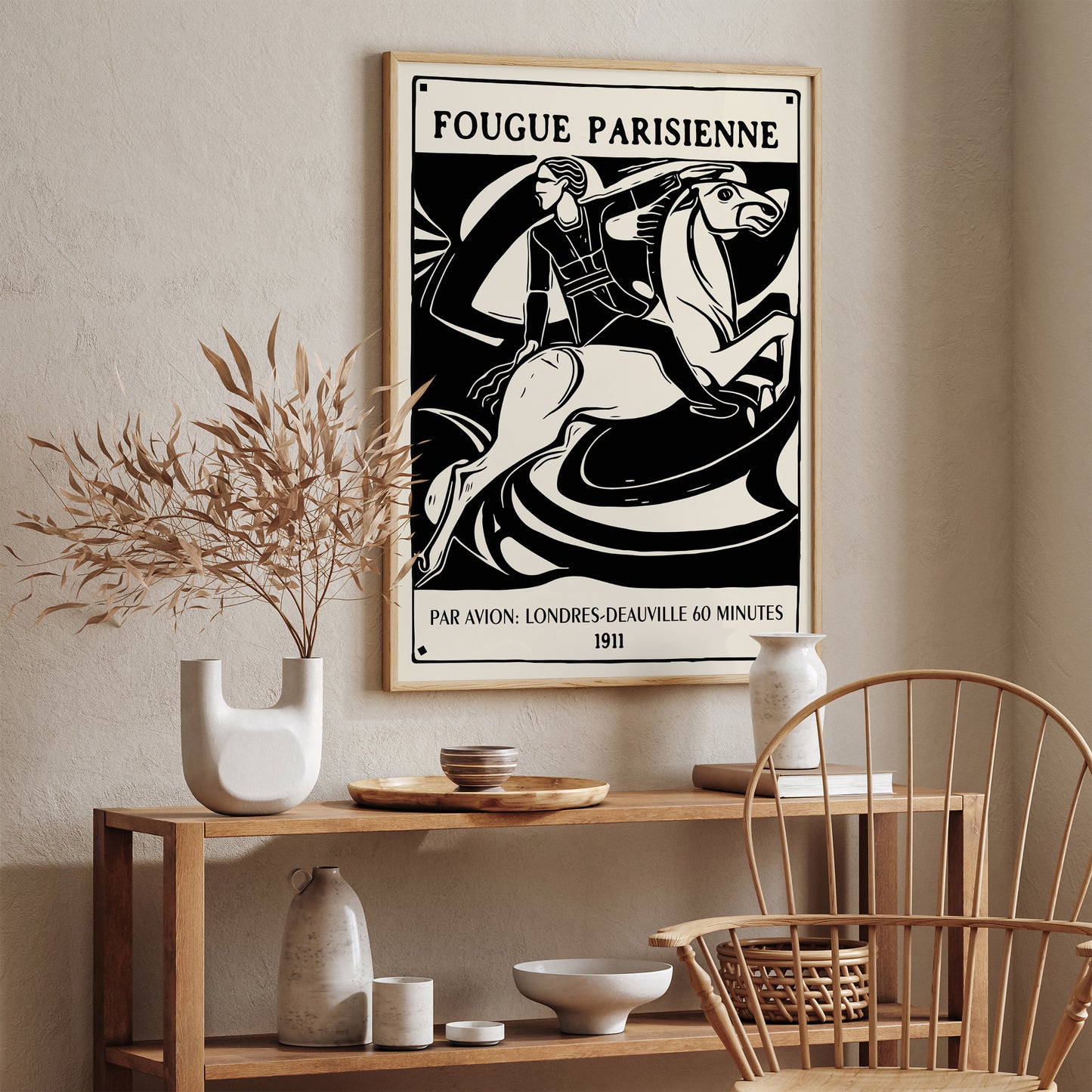 French Horse Racing Vintage Poster