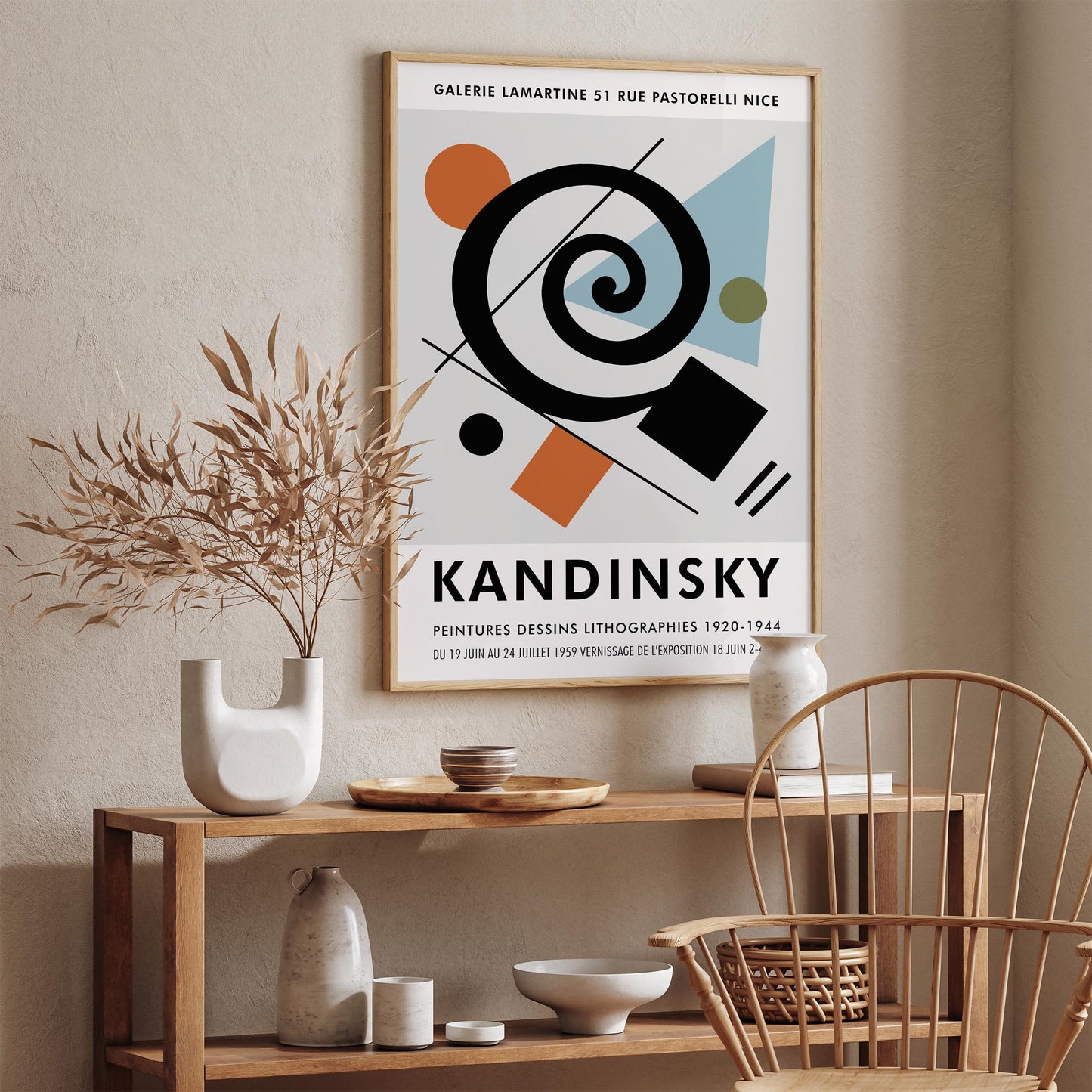 Kandinsky Exhibition Poster - Abstract Modern Art Print