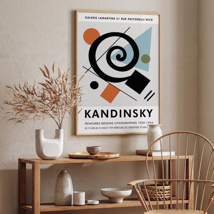 Kandinsky Exhibition Poster - Abstract Modern Art Print