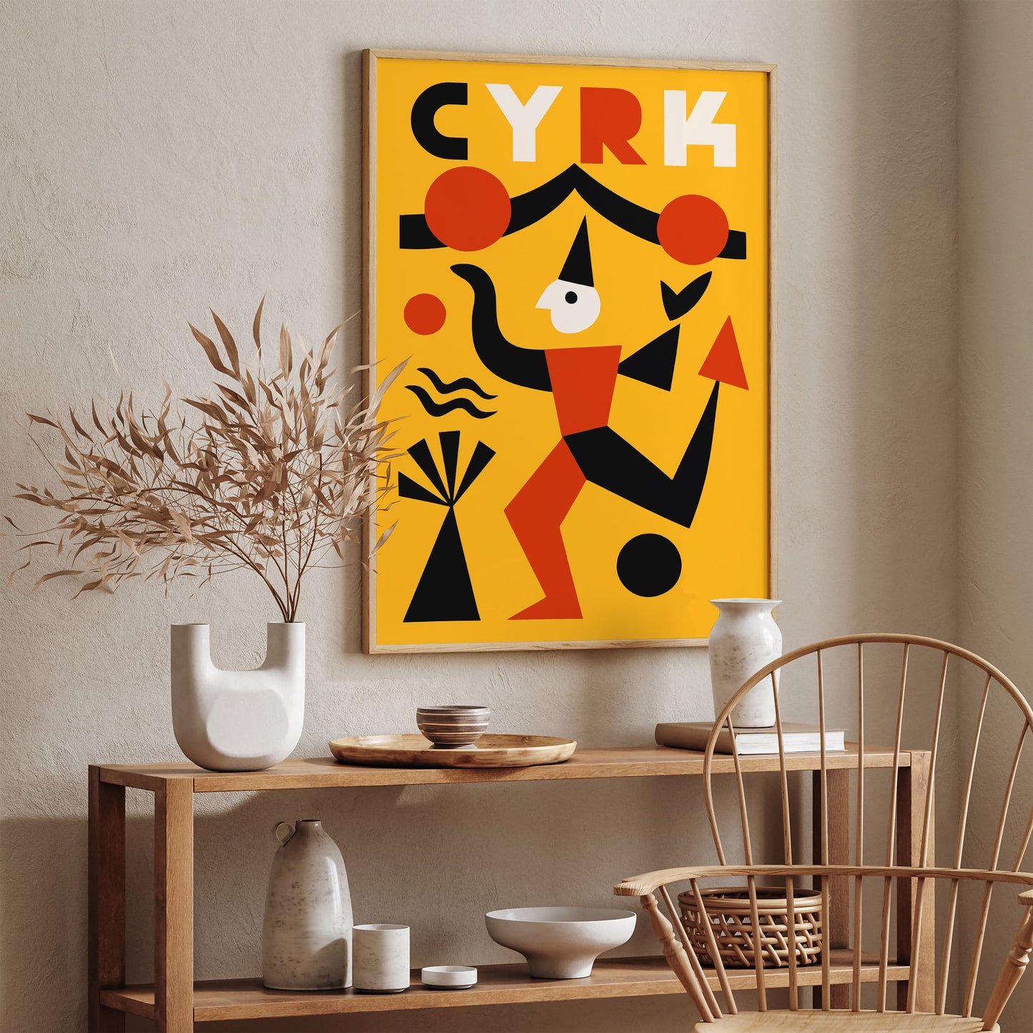 Cyrk Circus Festival Yellow Poster