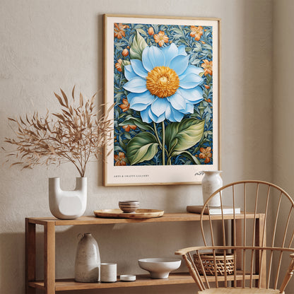 Classic Elegance: William Morris Botanical Poster