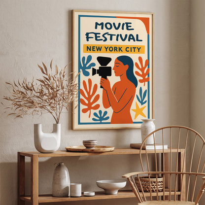 Movie Fest NYC Retro Poster