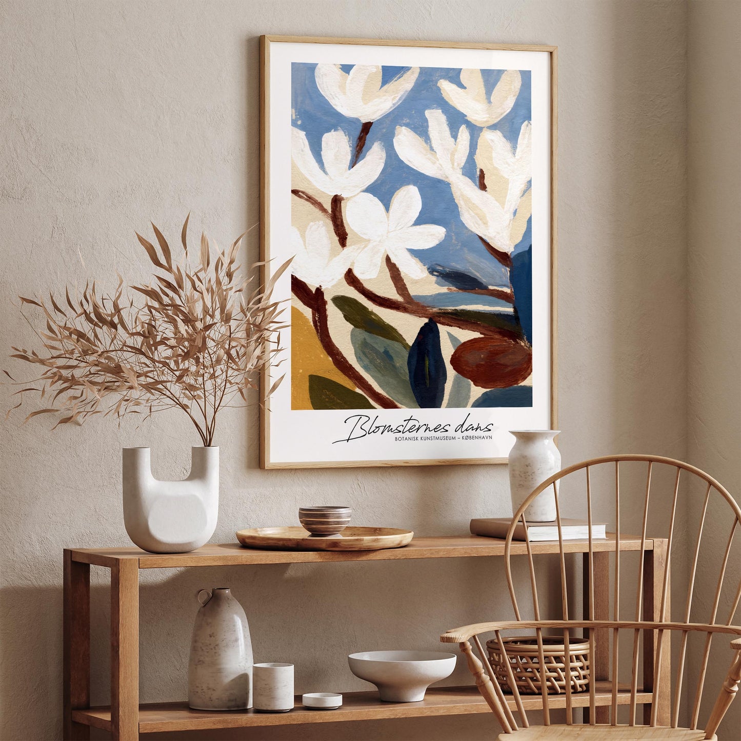 Copenhagen Flower Market Poster