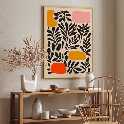 Mid Century Modern Aesthetic Art Print