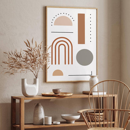 Modern Minimalist Art Print - Aesthetic Home Decor