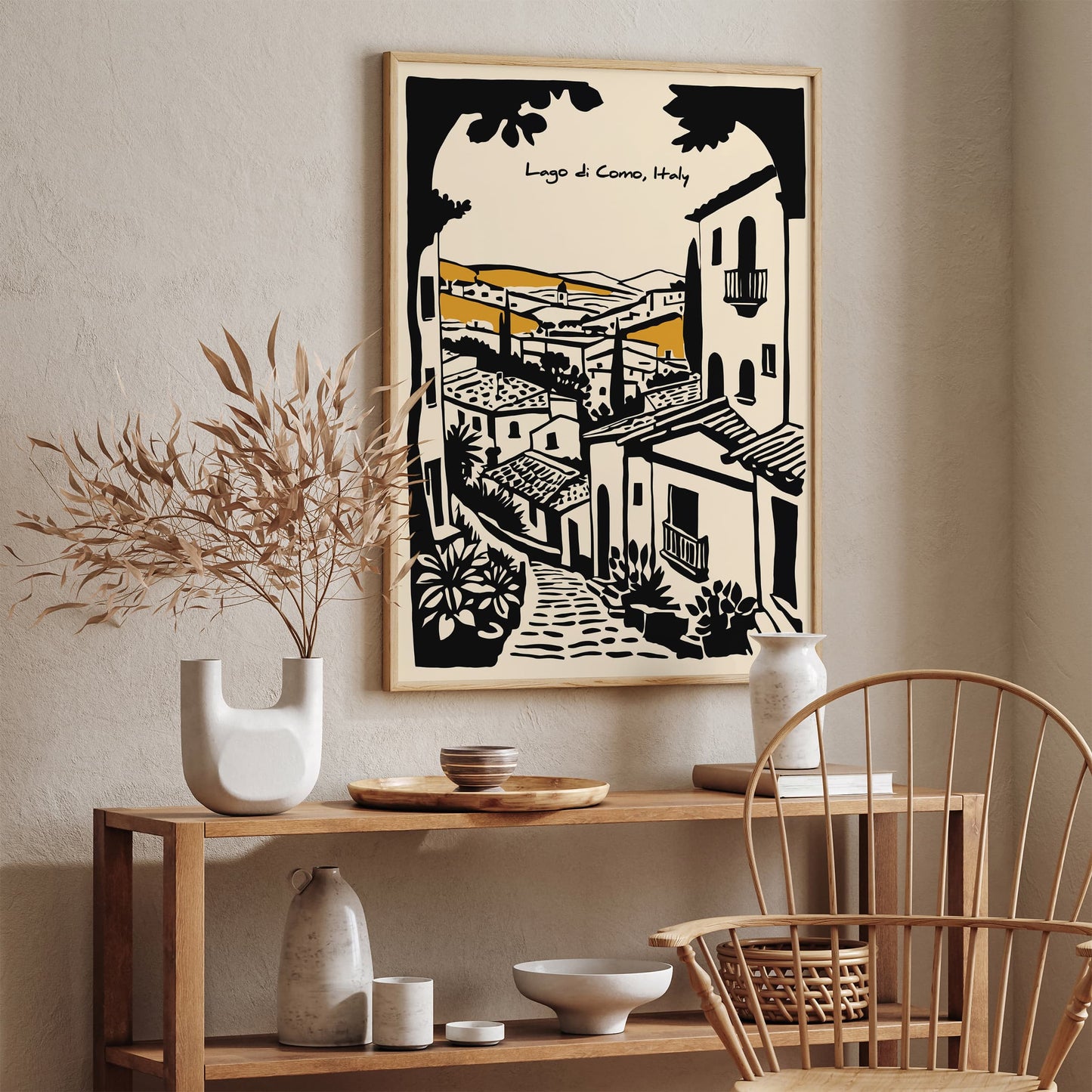 Lake Como Poster - Italy Travel Wall Art Print