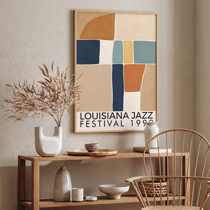 Jazz Music Festival in Louisiana Poster