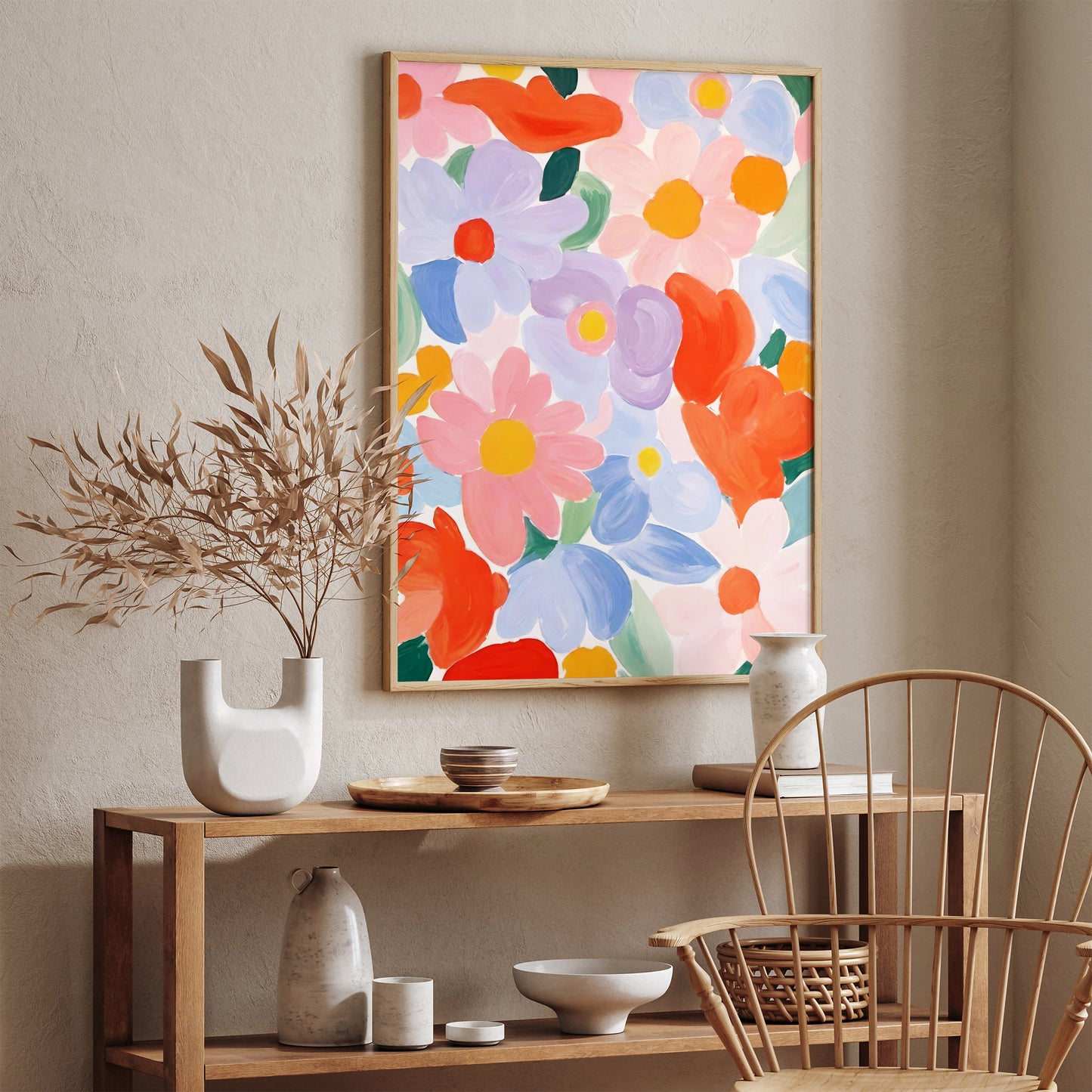 Spring Colorful Flowers - Painting Edition Art Print