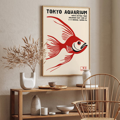 Tokyo Aquarium Authentic Japanese Poster