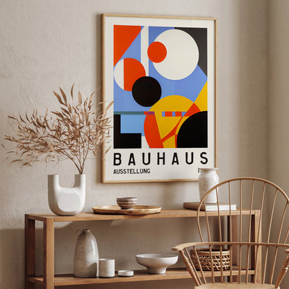 Bauhaus 1921 - Retro Art Exhibition Poster