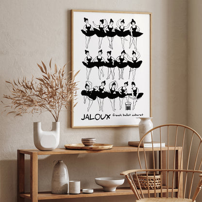 Jaloux French Ballet Cabaret Art Print