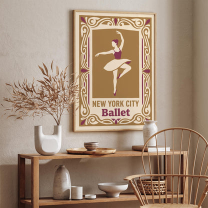 Vintage New York City Ballet Poster