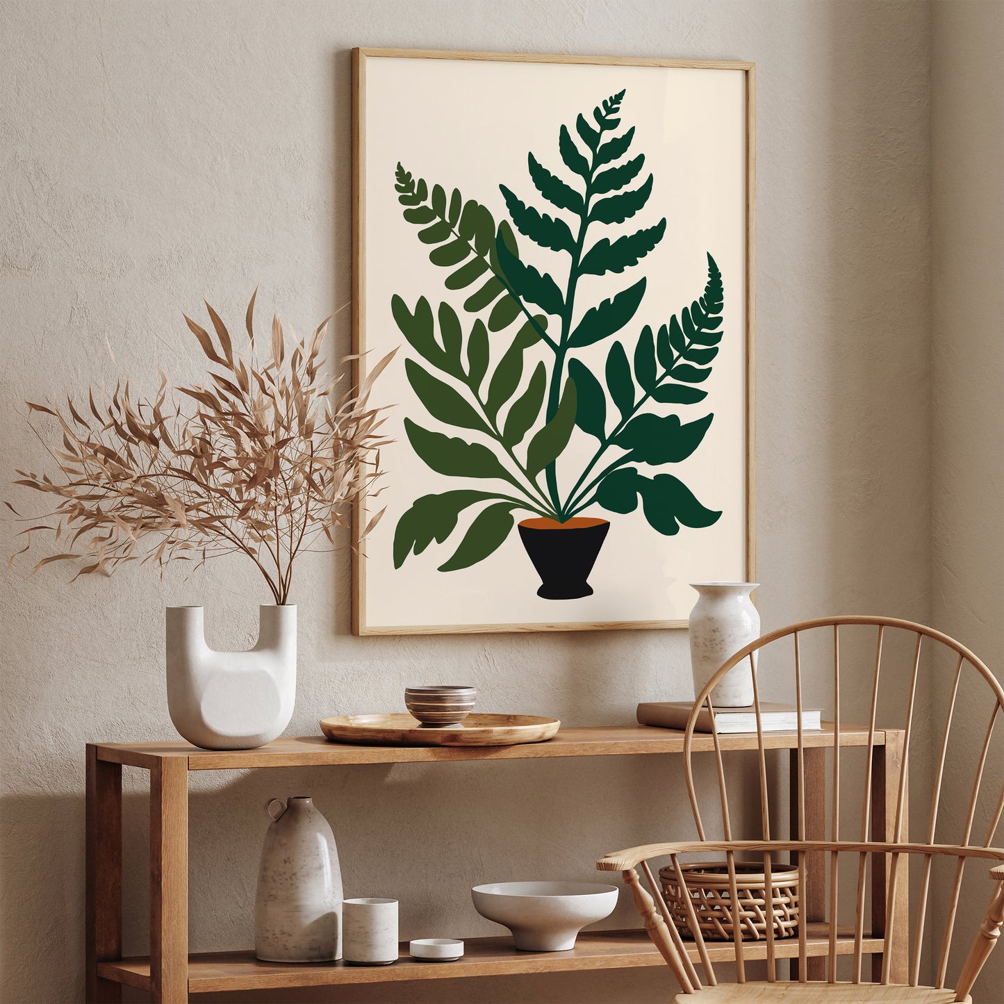 House Plant Fern Art Print